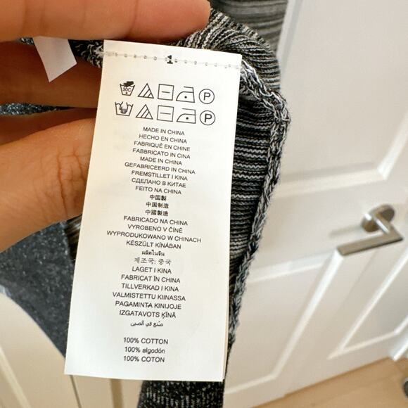 MICHAEL KORS -NwoT- Links Stripe Crew Neck Sweater | Large - Picture 9 of 9